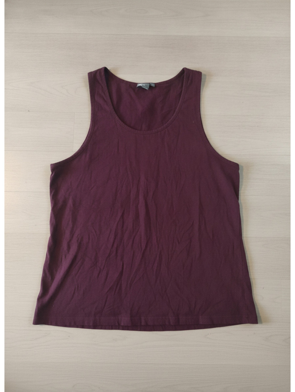 ASOS Burgundy Sleeveless Tank Top